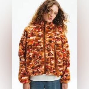 New Ugg Marlene Jacket Boucle women’s Sz XL multicolor lined zip up